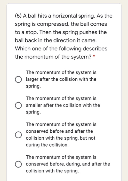 Solved 1 The Linear Momentum Impulse Theorem Gives A Re Chegg Com