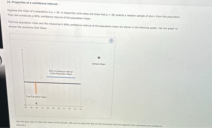Solved Suppose the mean of a population is μ=36. A | Chegg.com