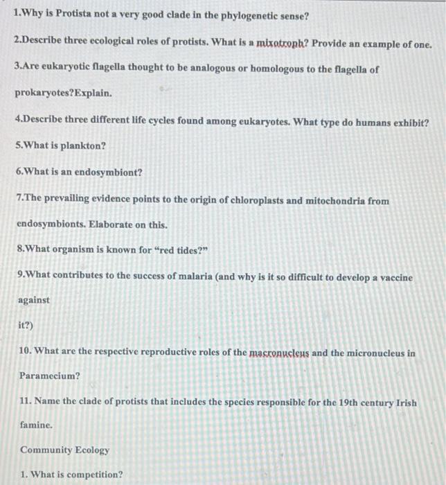 solved-1-why-is-protista-not-a-very-good-clade-in-the-chegg