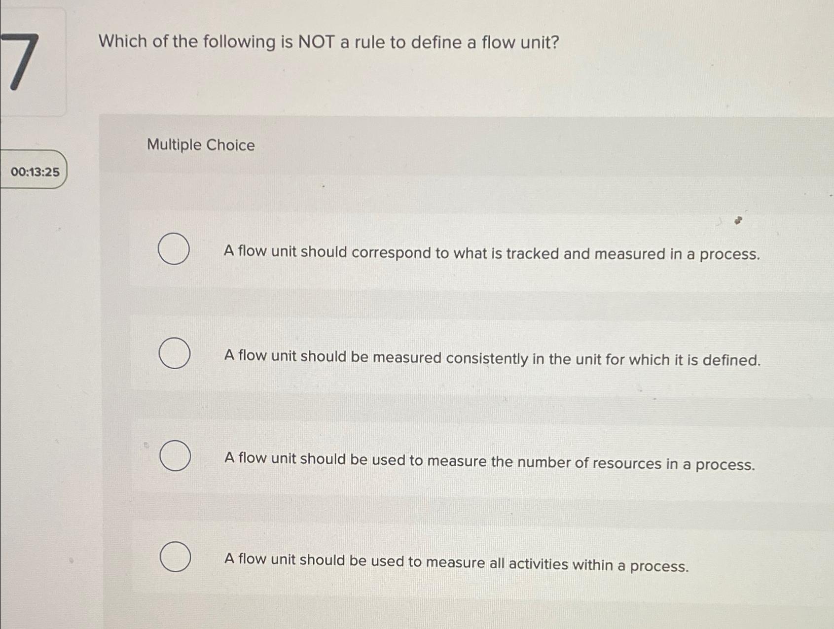 Solved Which of the following is NOT a rule to define a flow | Chegg.com