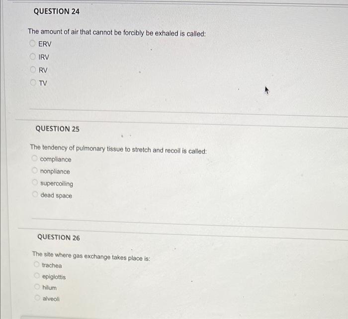 Solved QUESTION 21 The organs of the lower respiratory tract | Chegg.com