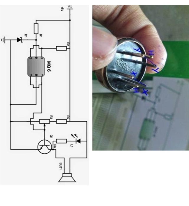 In the given ckt diagram, MQ6 sensor is used. Can i