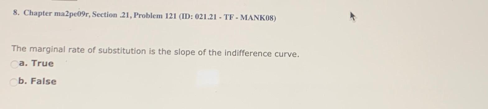 Solved Chapter ma2pe09r, ﻿Section .21, ﻿Problem 121 (ID: | Chegg.com