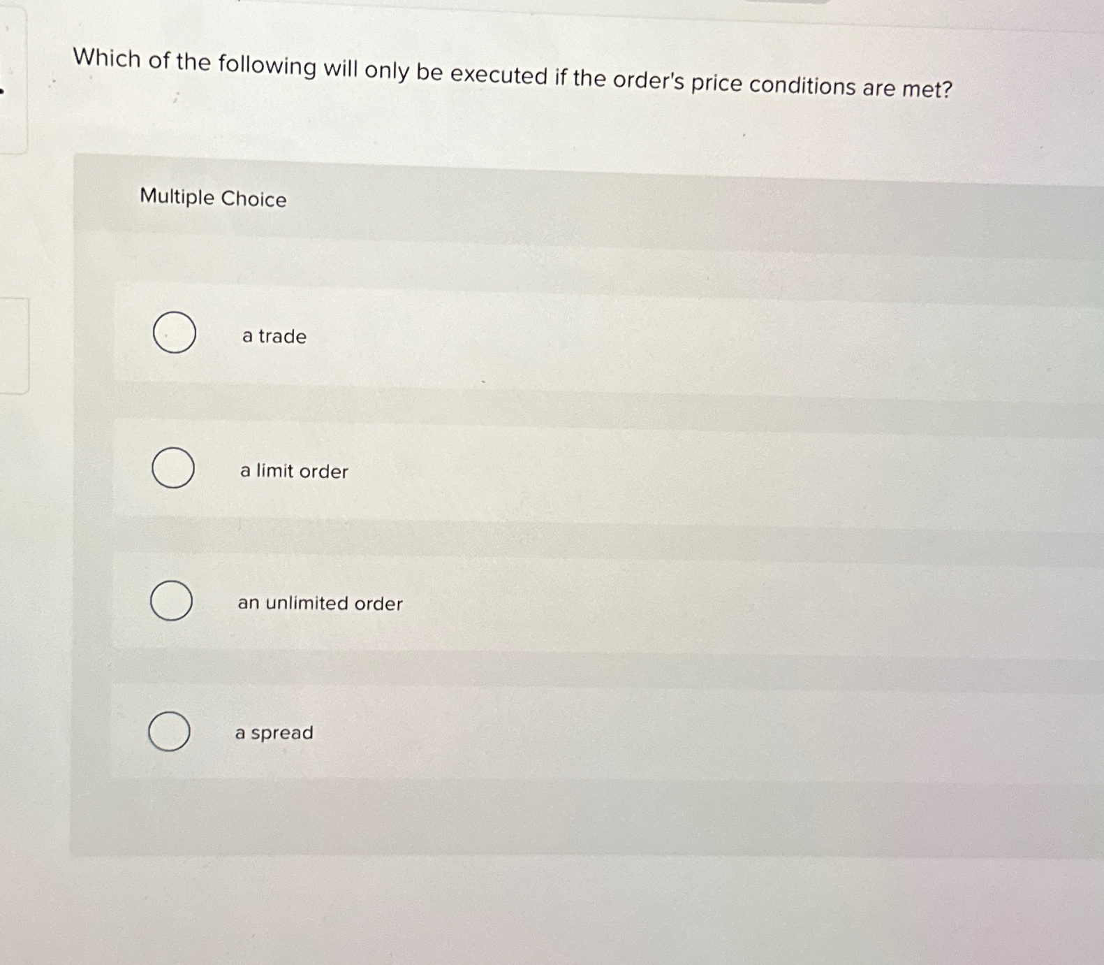 Which of the following will only be executed if the | Chegg.com