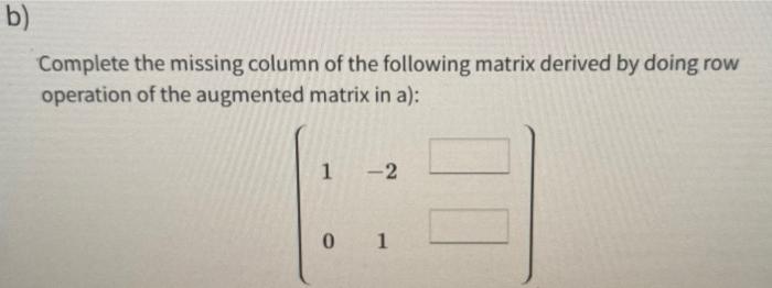 Solved Find a and B that solve the vector equation: 2 26 a | Chegg.com