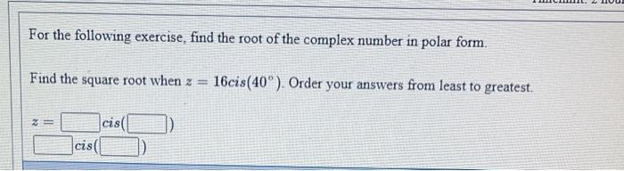 find the square root of complex number z 6 8i