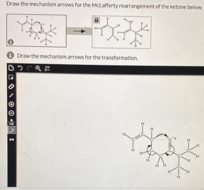 Solved Draw the mechanism arrows for the McLafferty | Chegg.com
