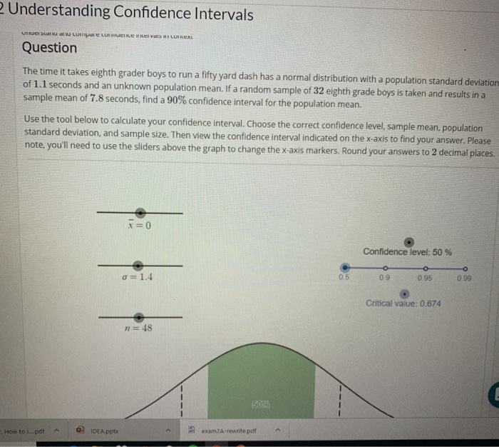 Solved: Understanding Confidence Intervals υπαει οιαιιι αι... | Chegg.com