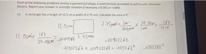 Solved Each of the following problems involve a geometrical | Chegg.com