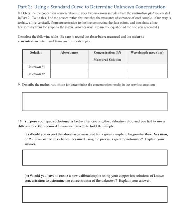 Lab 4 Assignment Spectrophotometric Analysis of