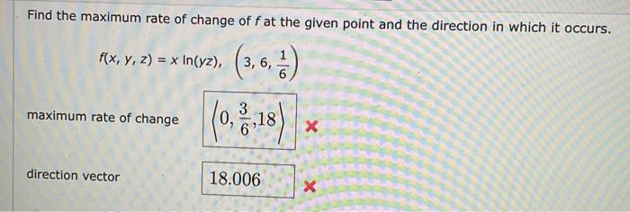 Solved Find the maximum rate of change of f at the given | Chegg.com