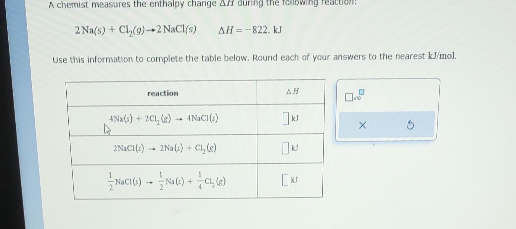Solved use this information to complete the table below | Chegg.com