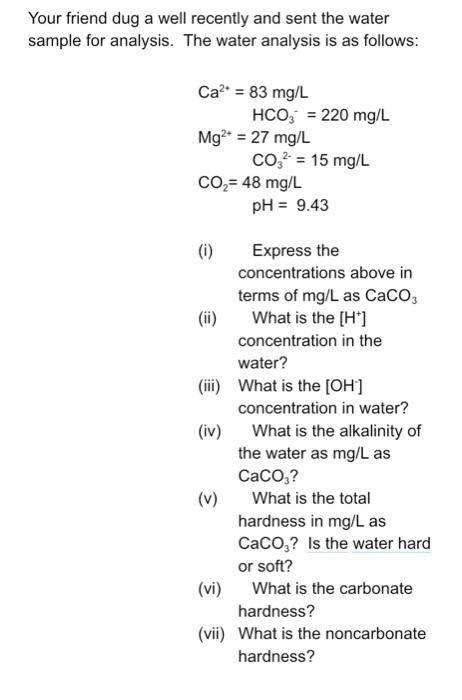 Solved Your friend dug a well recently and sent the water | Chegg.com