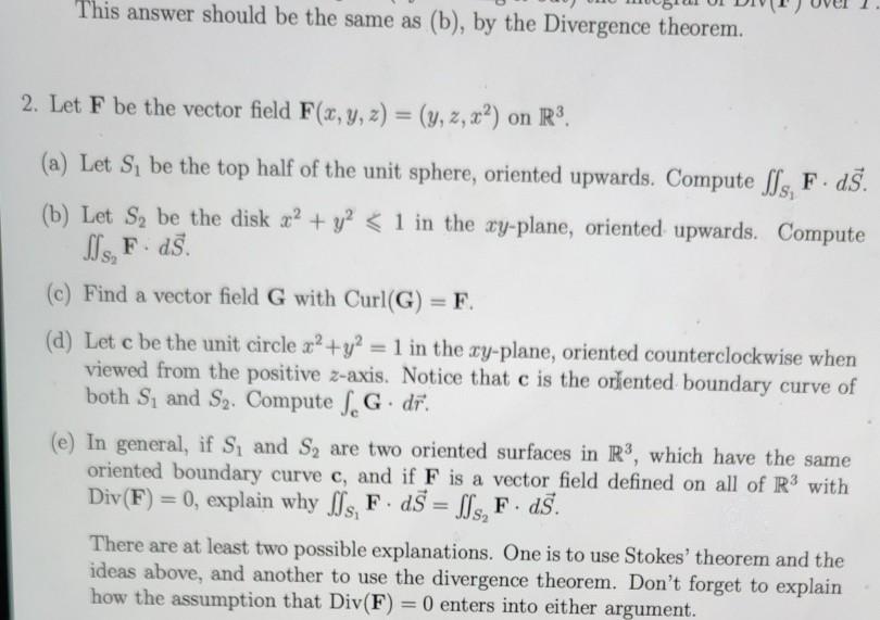 Solved This Answer Should Be The Same As (b), By The | Chegg.com