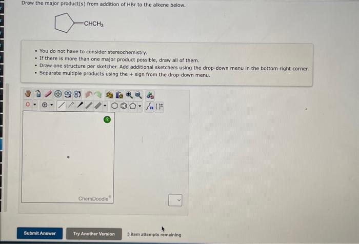 Solved Alkenes can be converted into alcohols by | Chegg.com