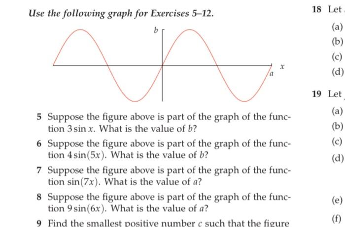 Solved 18 Let Use The Following Graph For Exercises 5-12. B | Chegg.com