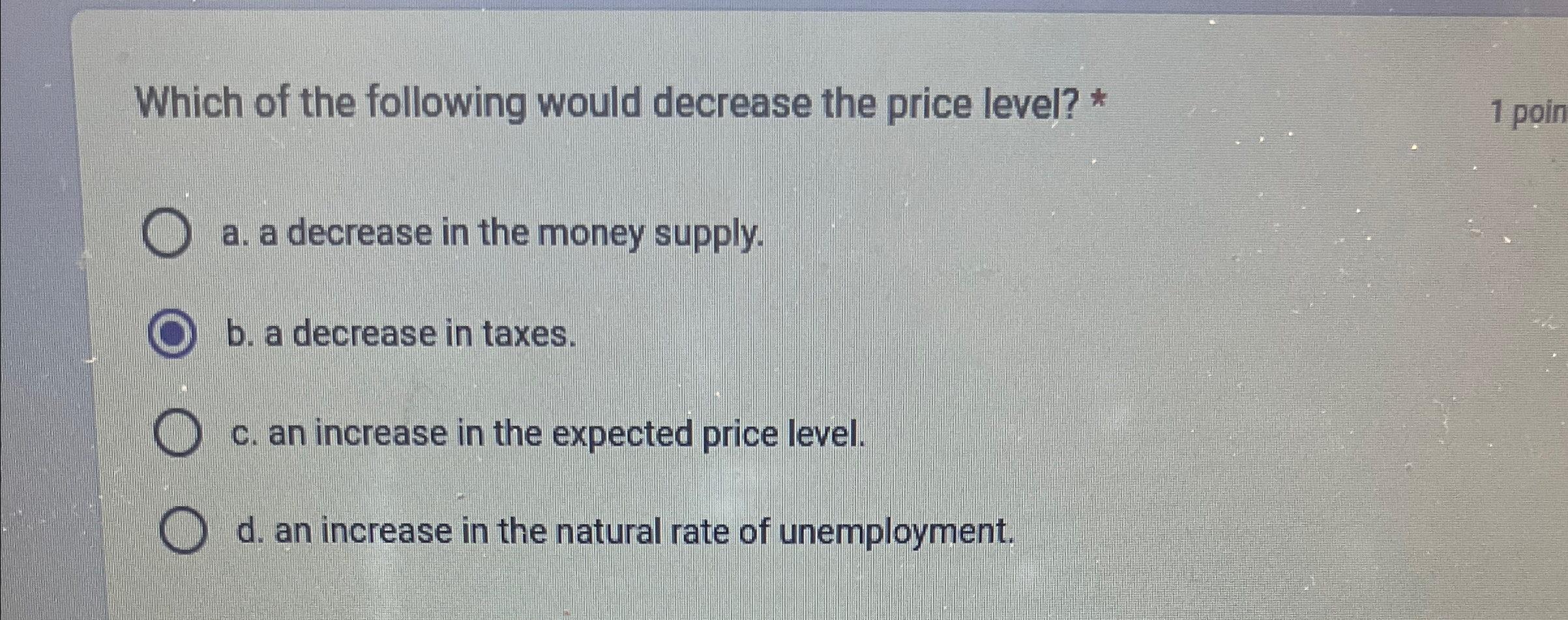 Solved Which of the following would decrease the price | Chegg.com