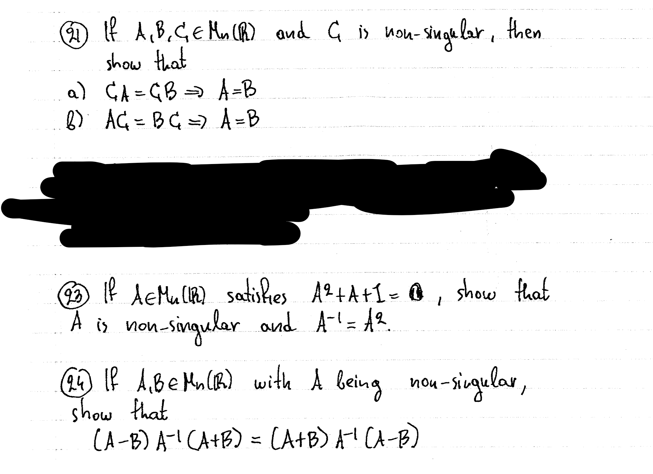 Solved Help me with 21,23 ﻿and 24 | Chegg.com