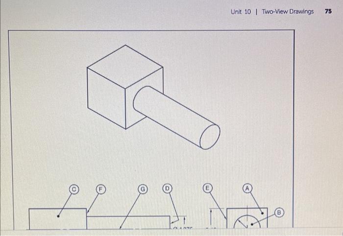 Solved Unit 10 I Two-View Drawings 75 (C) ASSIGNMENT | Chegg.com