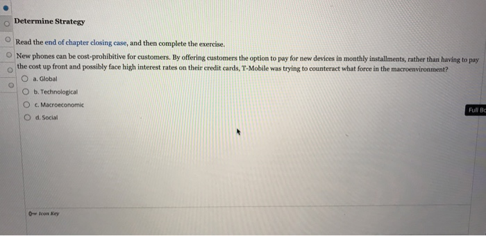 Solved Determine Strategy Read the end of chapter closing | Chegg.com