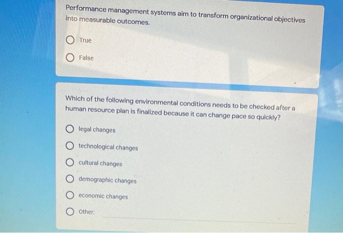 Solved Performance management systems aim to transform | Chegg.com
