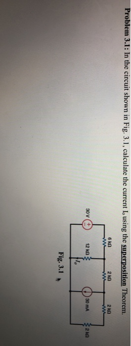 Solved Problem 3.1: In the circuit shown in Fig. 3.1, | Chegg.com