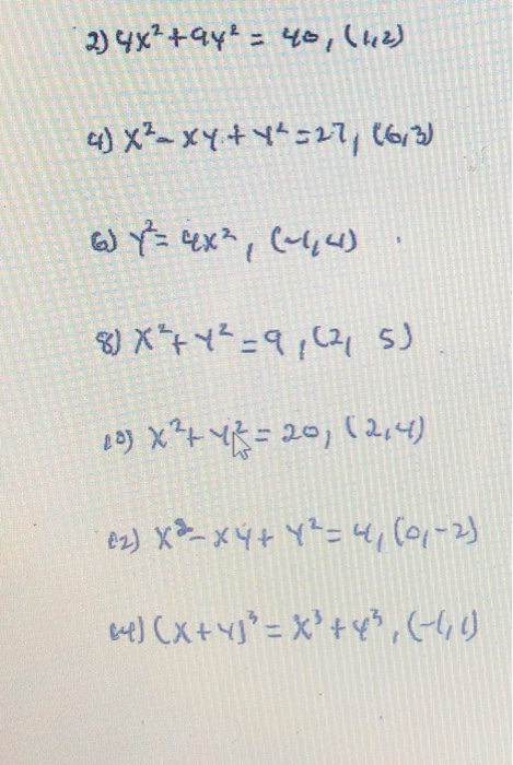 Solved Topic Differentiations I Fined Equations For The Chegg Com