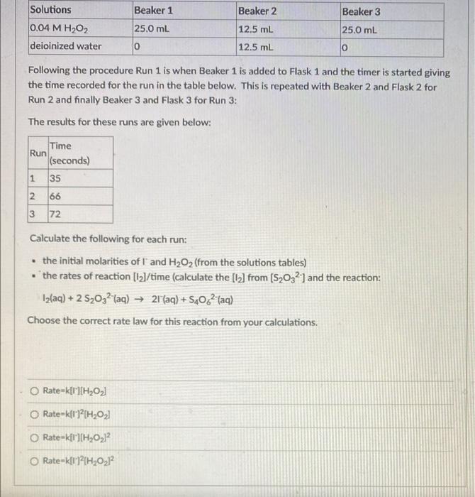 Solved Given the following: Solutions Flask 2 Flask 3 Flask | Chegg.com
