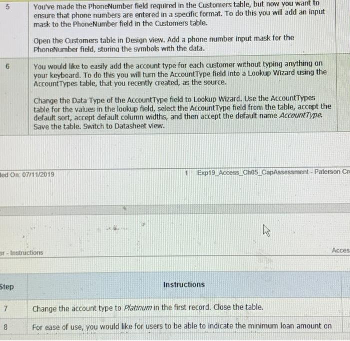 os to Perform: Step Instructions Points Possible 0 1 | Chegg.com
