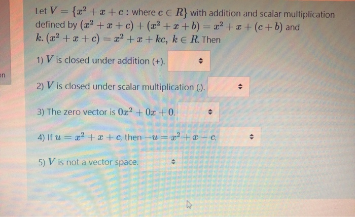 Solved The Set W X Y Z 2 X2 Y2 Is A Subspac Chegg Com