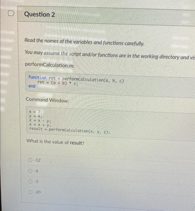 Solved Question 1 How many input parameters does the | Chegg.com
