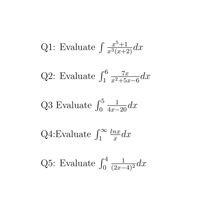 Solved Integrating Rational Functions by Partial | Chegg.com