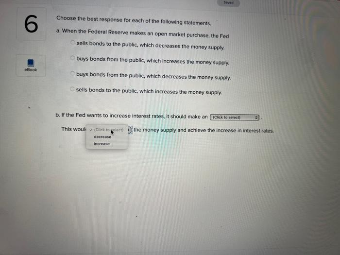 Solved Choose the best response for each of the following | Chegg.com