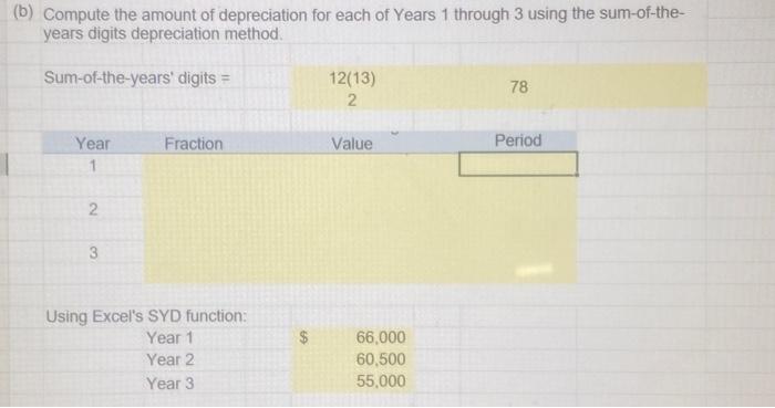 Exercise 11-1 (LO1) Depreciation Computations - SL, | Chegg.com