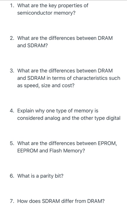 1-what-are-the-key-properties-of-semiconductor-memory-2-what-are-the