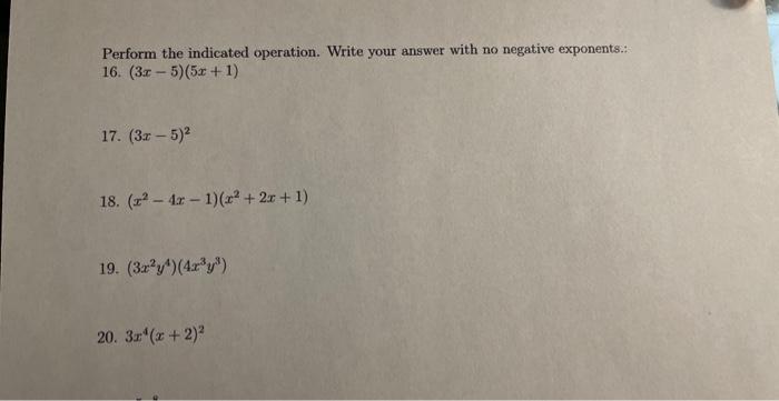 Solved Perform the indicated operation. Write your answer | Chegg.com