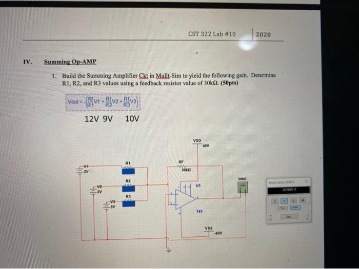 Solved 3. Various Resistors (Designed) 4. Function Generator