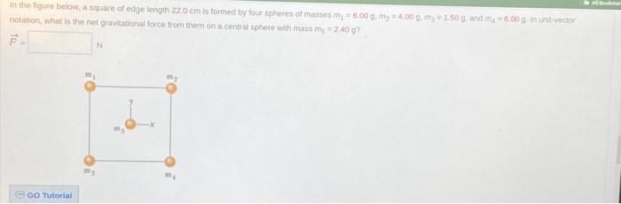 In the figure below, a square of edpe length 22.0 cm | Chegg.com
