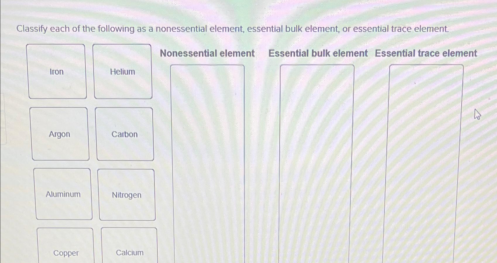 Solved Classify each of the following as a nonessential | Chegg.com