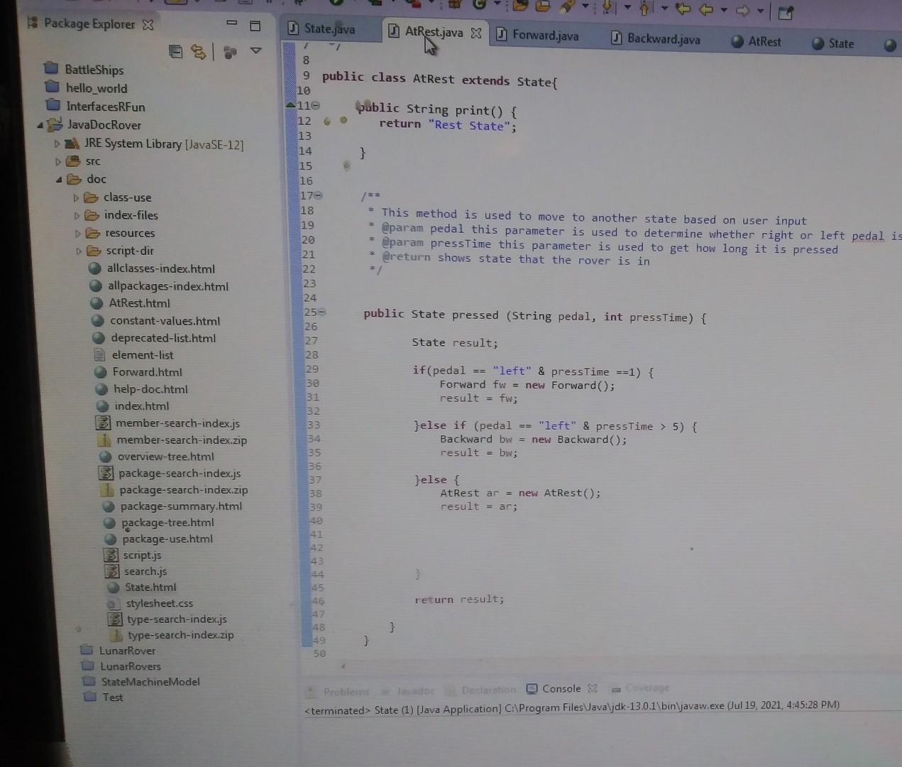 Use Junit to create unit tests as follows. Each class | Chegg.com