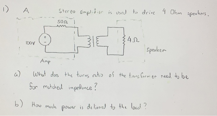amp to speaker ratio