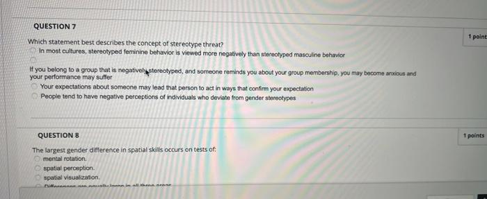 Solved Which statement best describes the concept of | Chegg.com