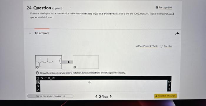 Solved Draw The Missing Curved Arrow Notation In The | Chegg.com