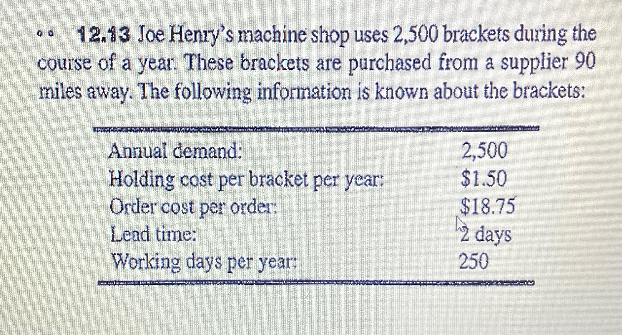 solved-43-joe-henry-s-machine-shop-uses-2-500-brackets-chegg