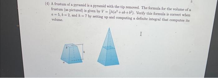 frustum of a square pyramid volume formula