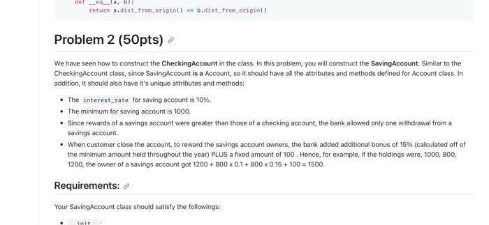Solved Please answer Problem 1: Write tests to test if they | Chegg.com