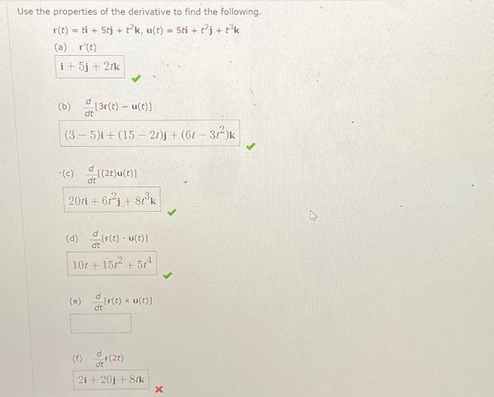 Solved use the properties of the derivative to find the chegg