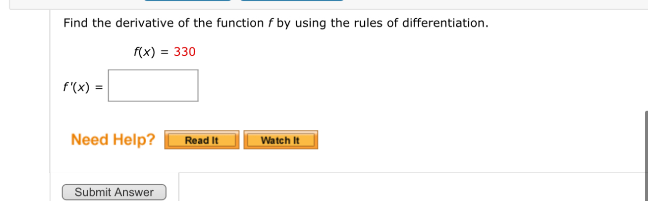 Solved Find the derivative of the function f ﻿by using the | Chegg.com