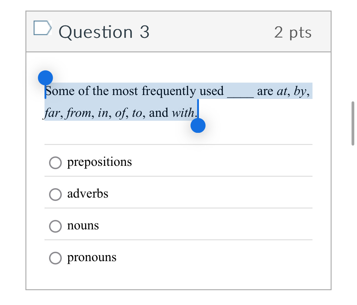 Solved Question 32 ﻿ptsSome of the most frequently usedare Chegg com