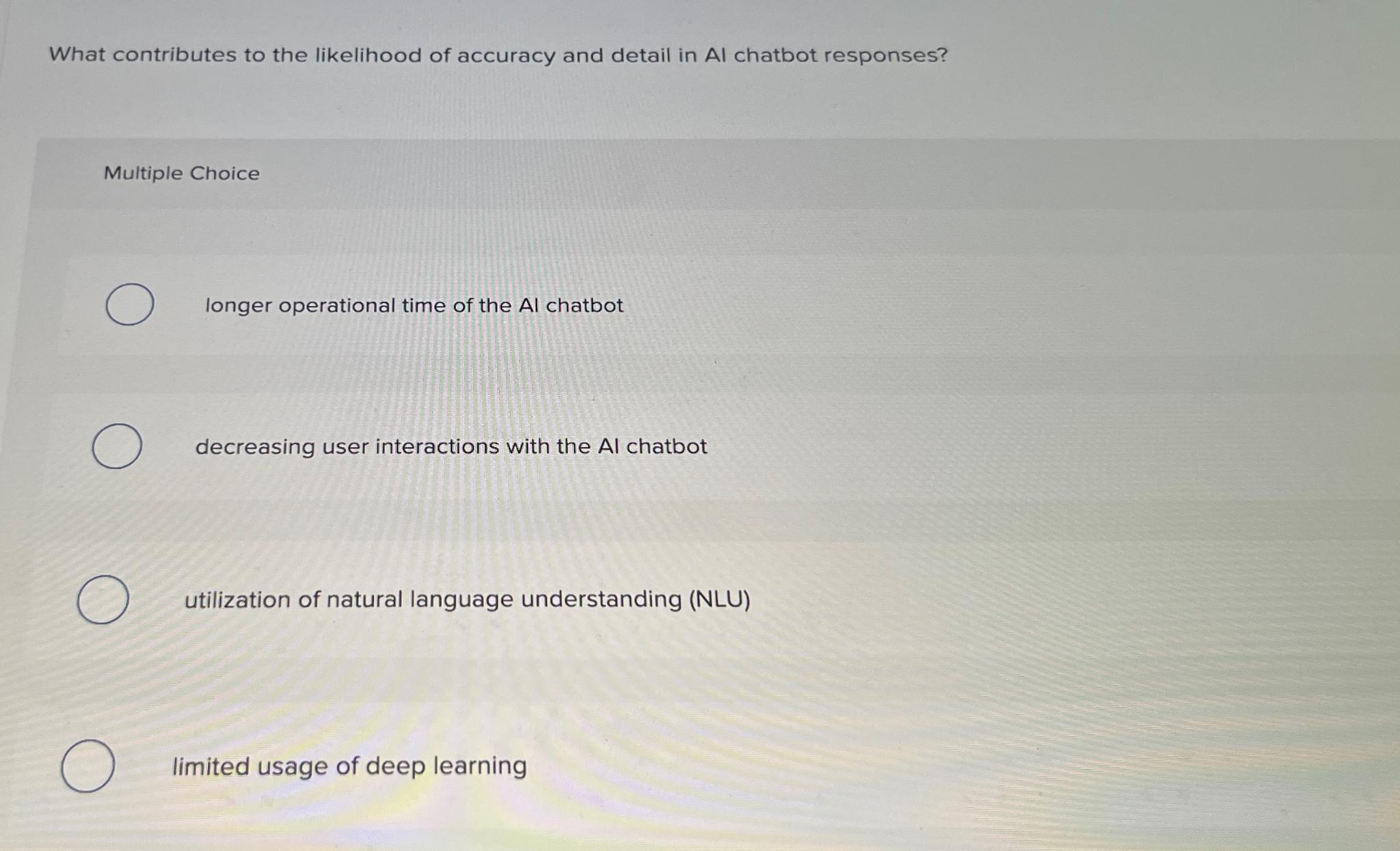 Solved What contributes to the likelihood of accuracy and | Chegg.com